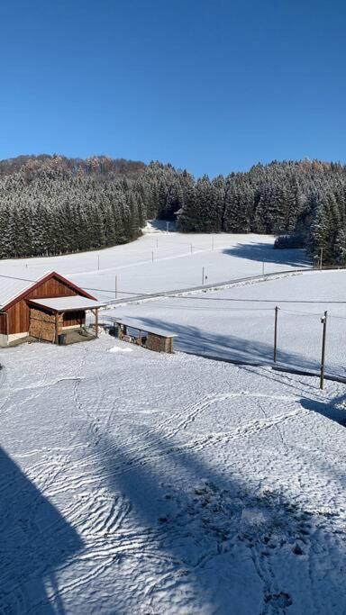 Idyllisches Ferienapartment Allgaeu Bad Groenenbach Bagian luar foto